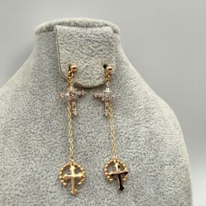 Cercei placați cu aur de 18k Barta