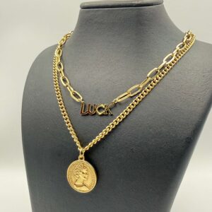 Colier placat cu aur de 14k Lorden