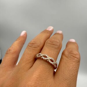 Inel placat cu aur de 18k Sarah
