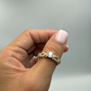 Inel placat cu aur de 18k Cindy